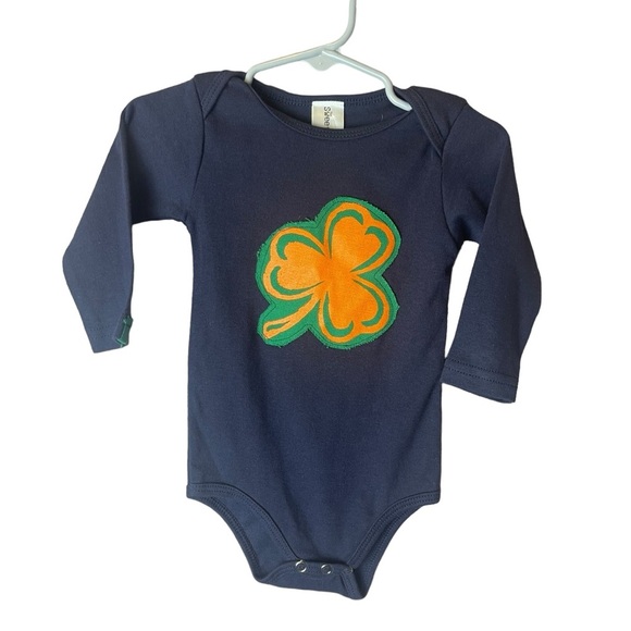 Sweet Tart Lab One Piece Shamrock Irish Clover 6-12M - Picture 1 of 9